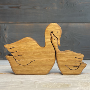 подарки из дерева - Гуси-лебеди